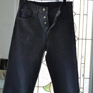 High - Rise Denim Jeans Button Fly Made in Italy  SIZE 30 cabincore